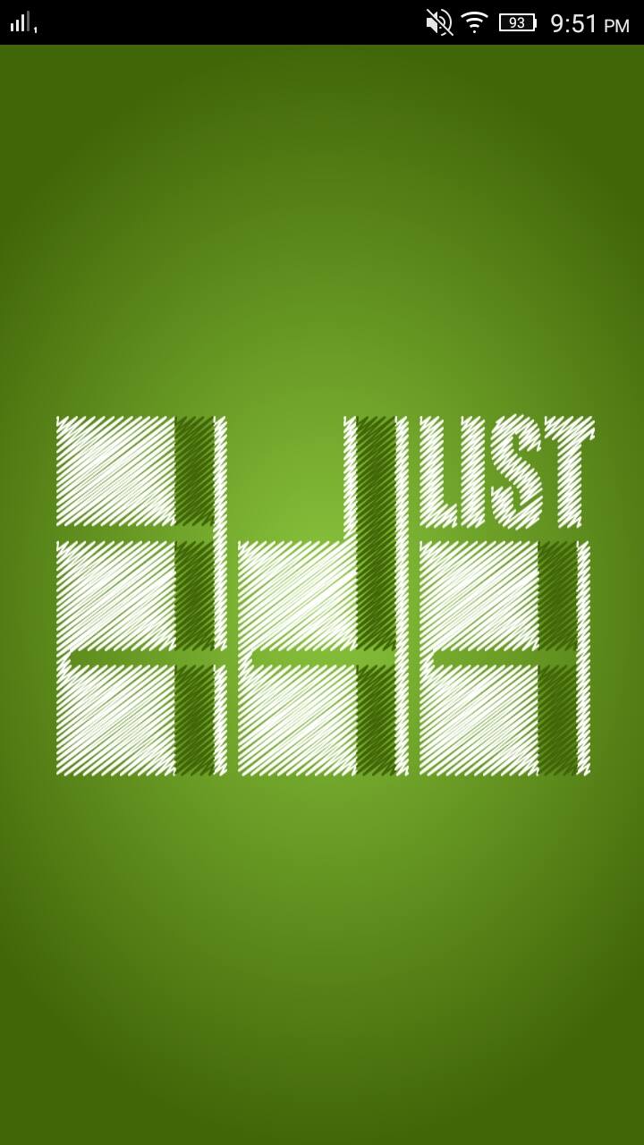 Todolist mobile app screen