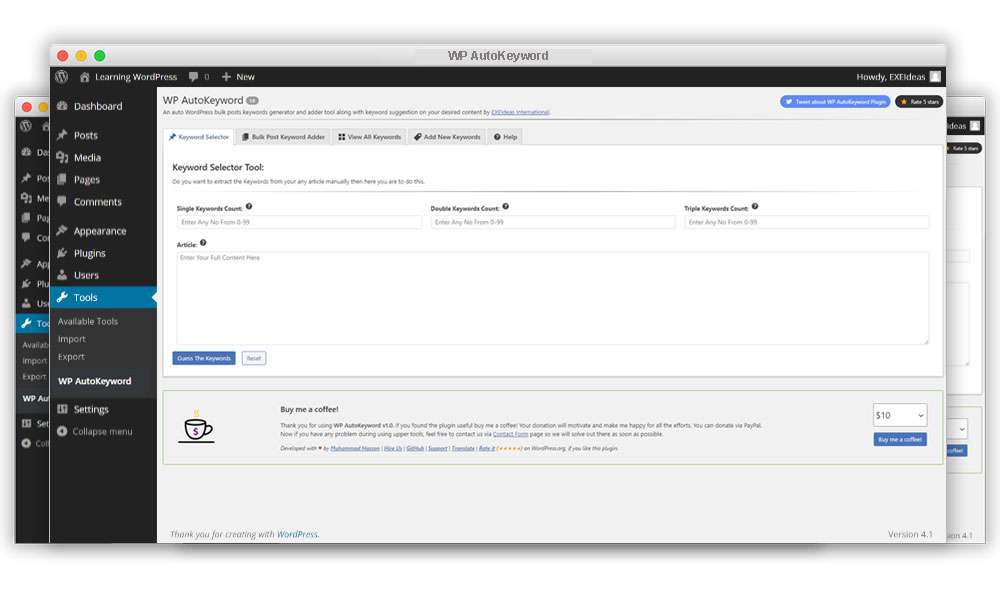 WP AutoKeyword